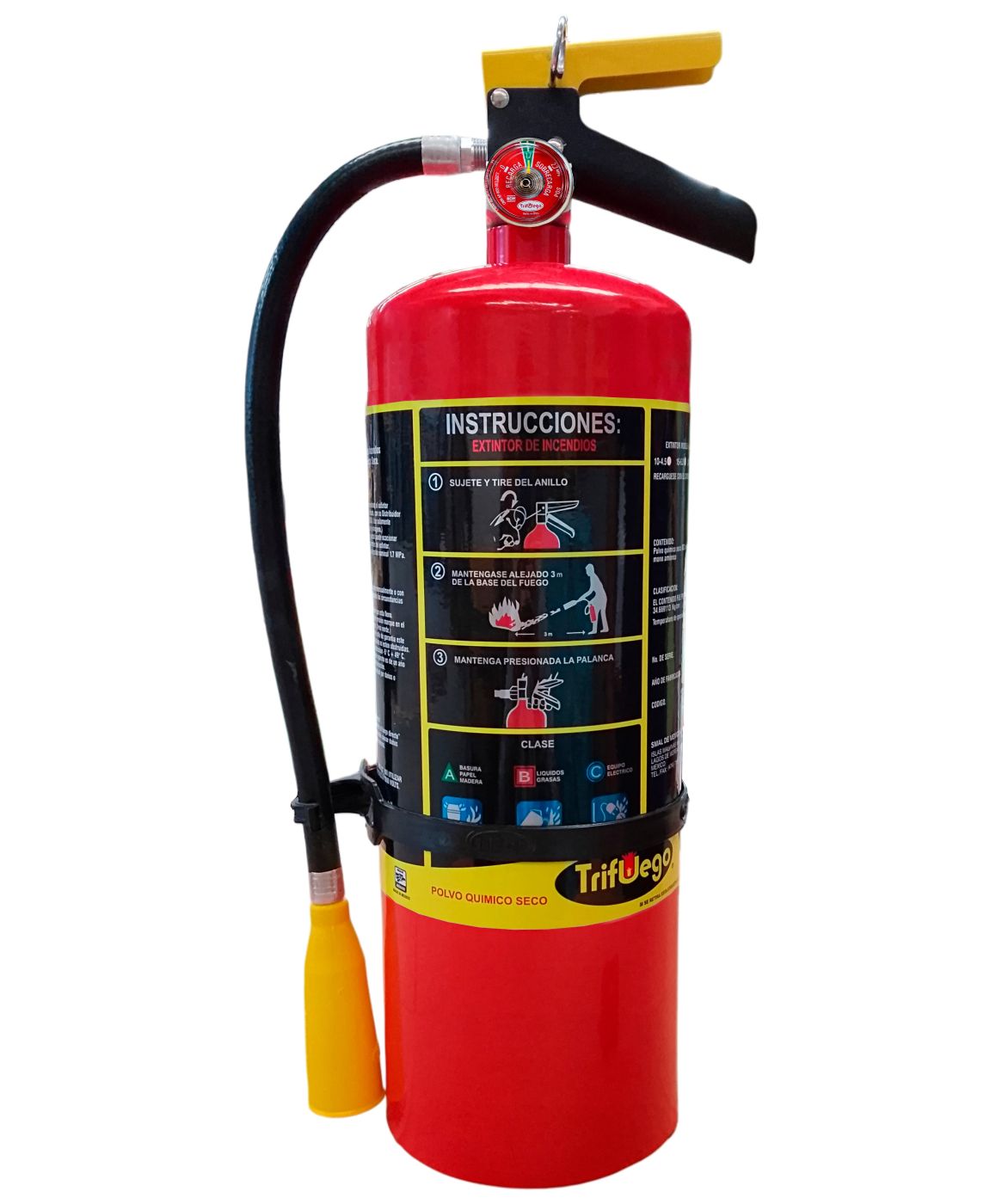 Extintor PQS ABC Trifuego 6 kg, Mod. 15