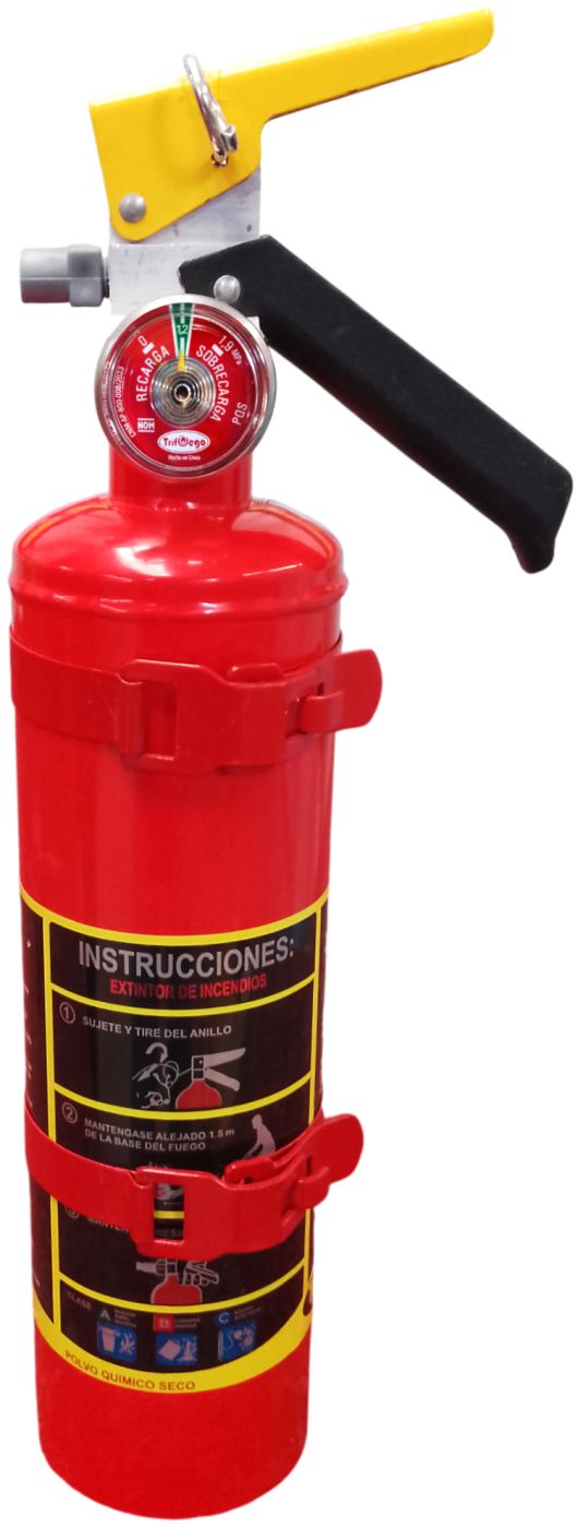 Extintor Automotriz PQS ABC 1 kg, Mod. 02