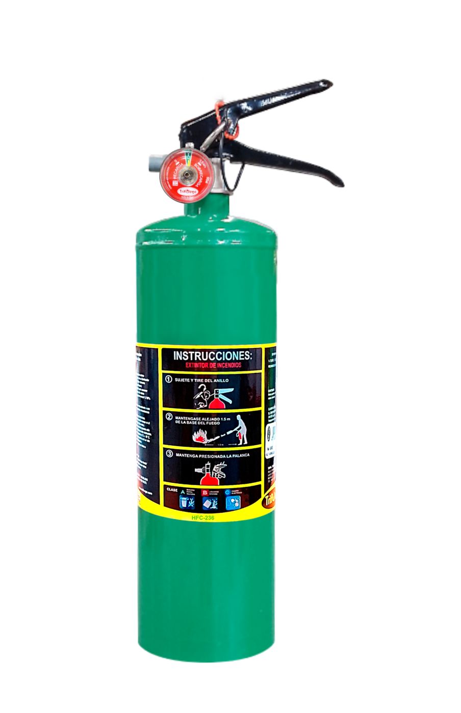 Extintor HFC-236 Trifuego 2.5 kg, Mod. 05