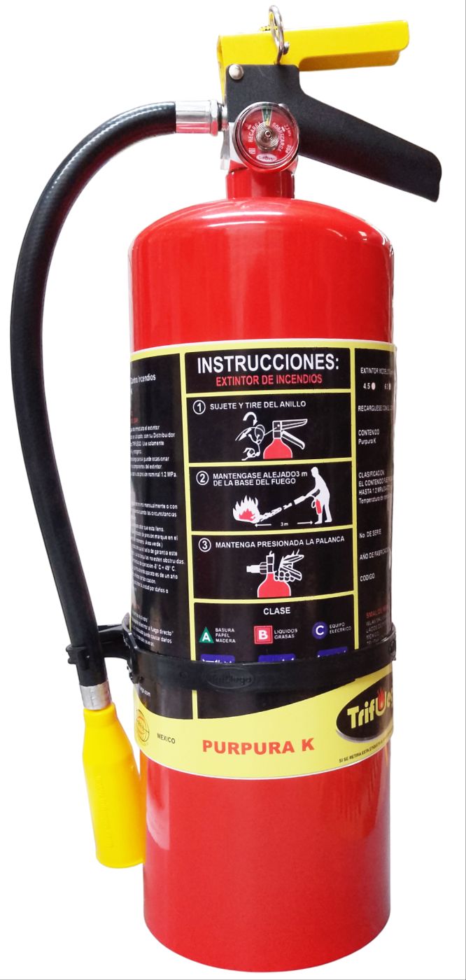 Extintor Púrpura K Trifuego 6 kg, Mod. 15