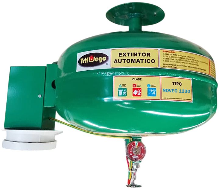 Extintor Esfera NOVEC 9 kg con Detector